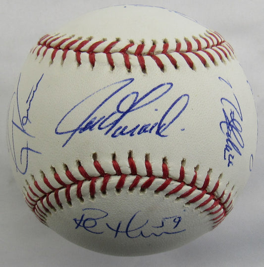 Joe Girardi Tony Pena Rob Thompson +3 Signed Auto Autograph Rawlings Baseball JSA AX04811