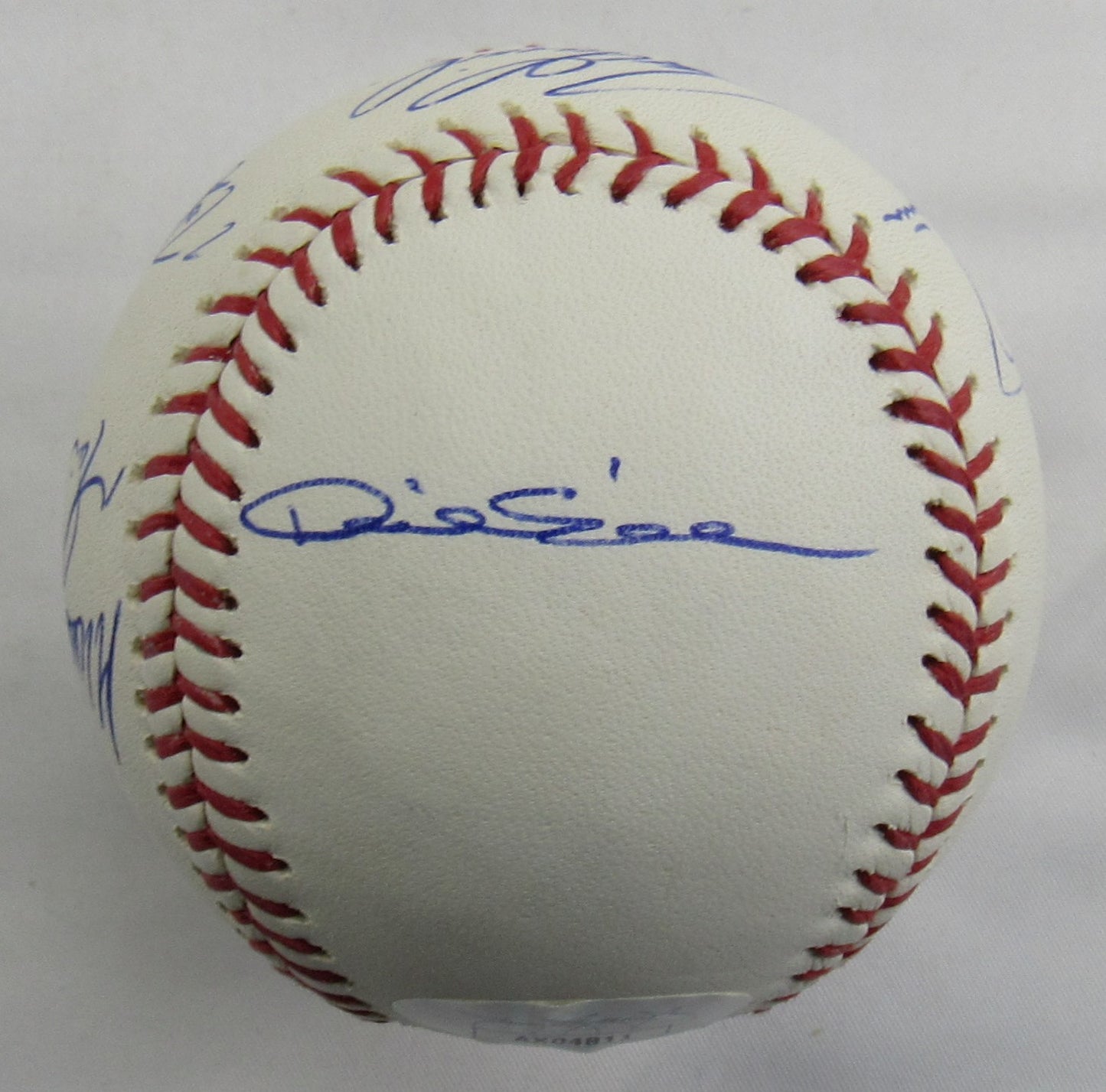 Joe Girardi Tony Pena Rob Thompson +3 Signed Auto Autograph Rawlings Baseball JSA AX04811