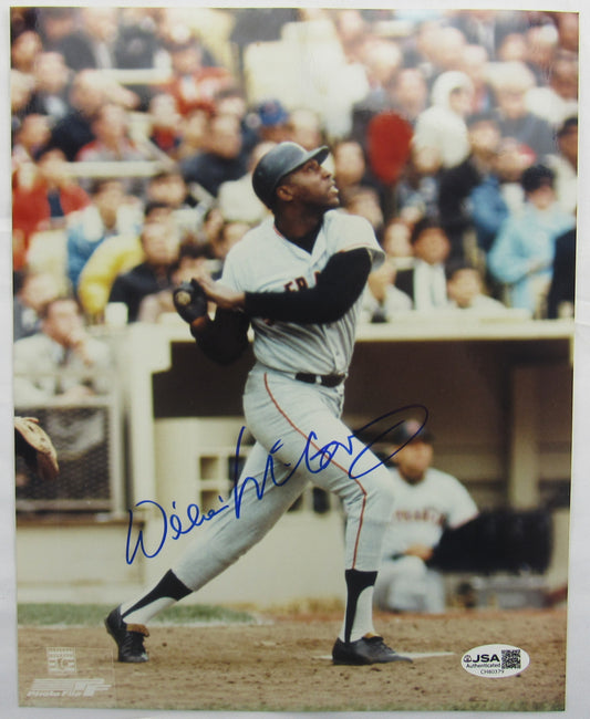 Willie McCovey Signed Auto 8x10 Photo JSA CH80379