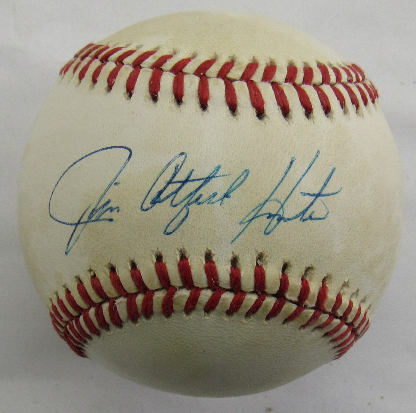 Jim Catfish Hunter Signed Auto Autograph Rawlings Baseball JSA AX04833