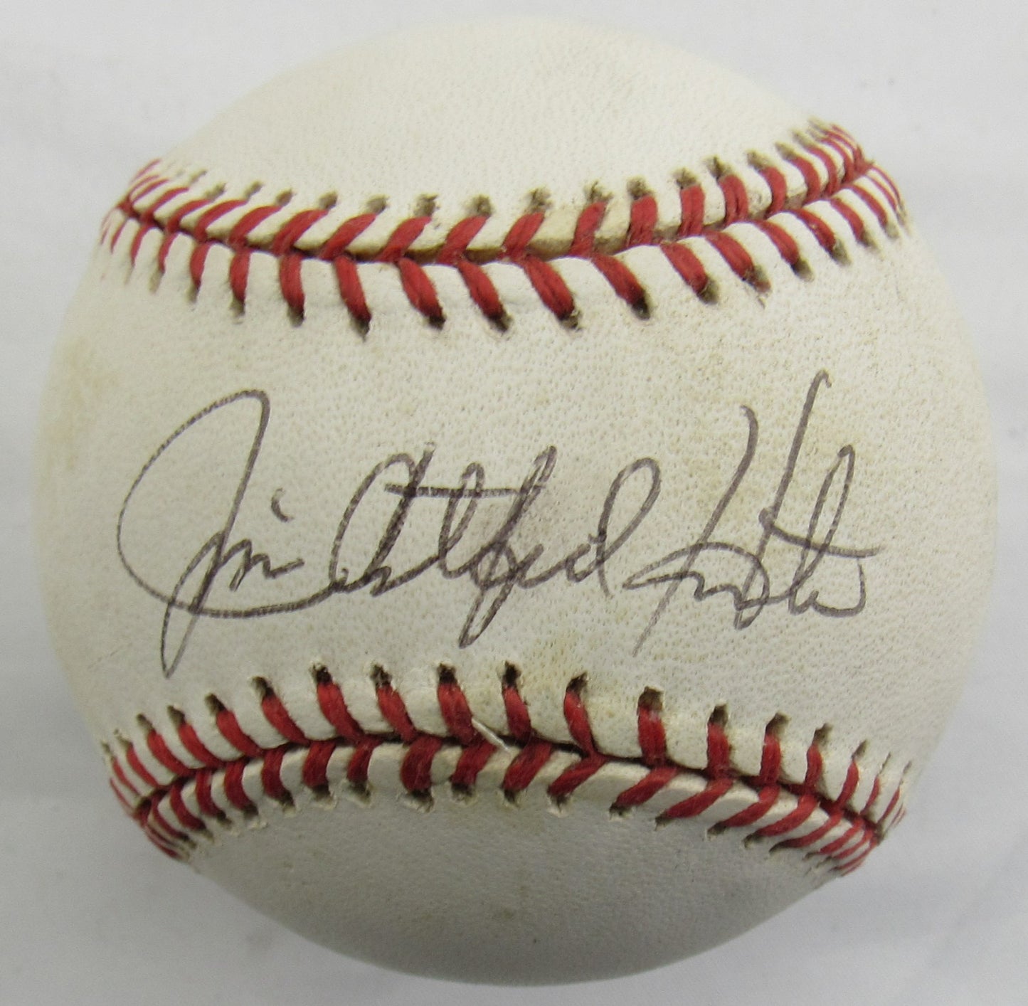 Jim Catfish Hunter Signed Auto Autograph Rawlings Baseball JSA AX04832