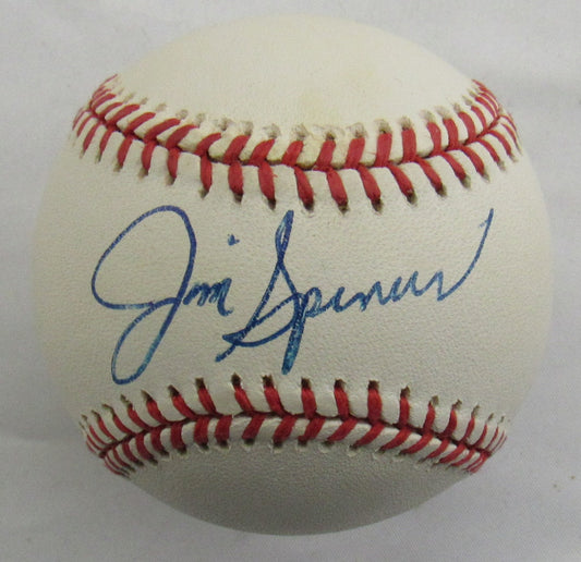 Jim Spencer Signed Auto Autograph Rawlings Baseball JSA AX04884