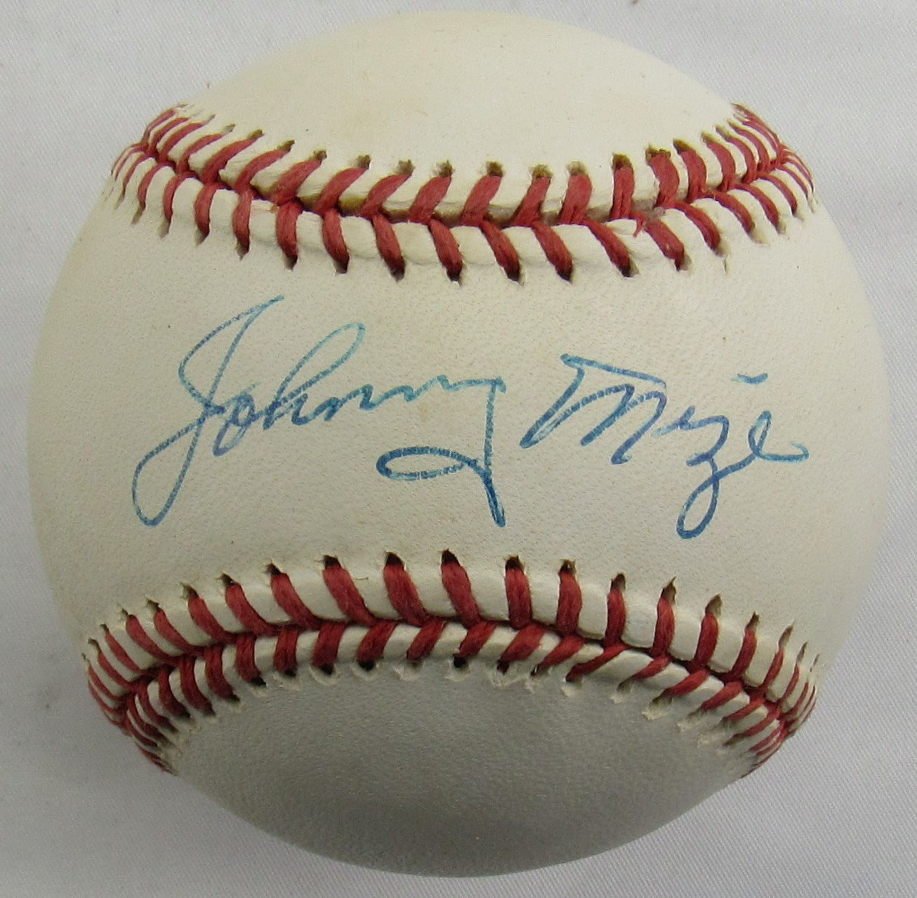 Johnny Mize Signed Auto Autograph Rawlings Baseball JSA AX04889