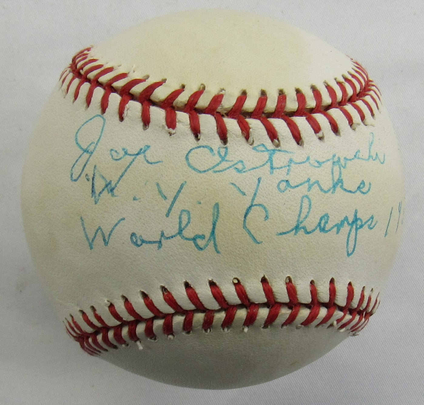 Joe Ostrowski Signed Auto Autograph Rawlings Baseball JSA AX04890