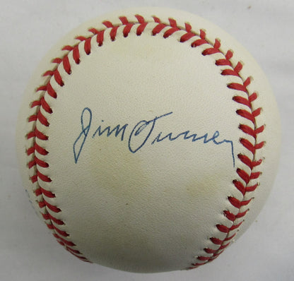 Jim Turner Signed Auto Autograph Rawlings Baseball JSA AX04894