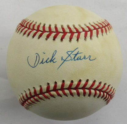 Dick Starr Signed Auto Autograph Rawlings Baseball JSA AX04895