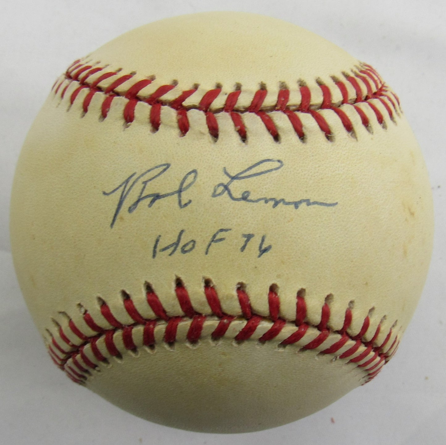 Bob Lemon Signed Auto Autograph Rawlings Baseball JSA AX04901