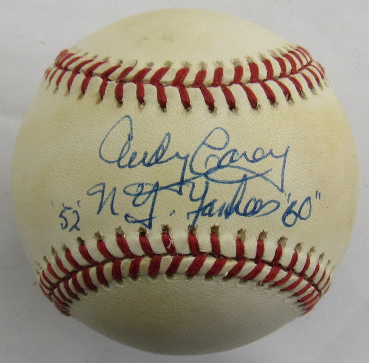 Andy Carey Signed Auto Autograph Rawlings Baseball JSA AX04911