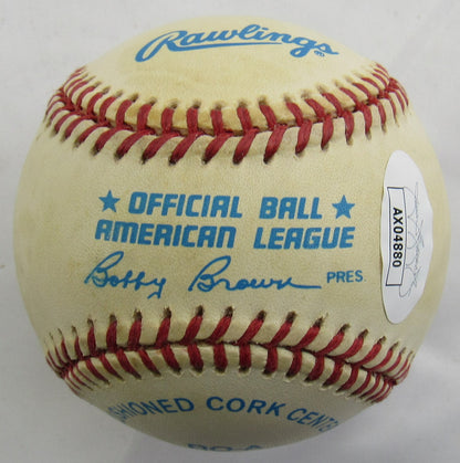 Tommy Byrne Signed Auto Autograph Rawlings Baseball JSA AX04880