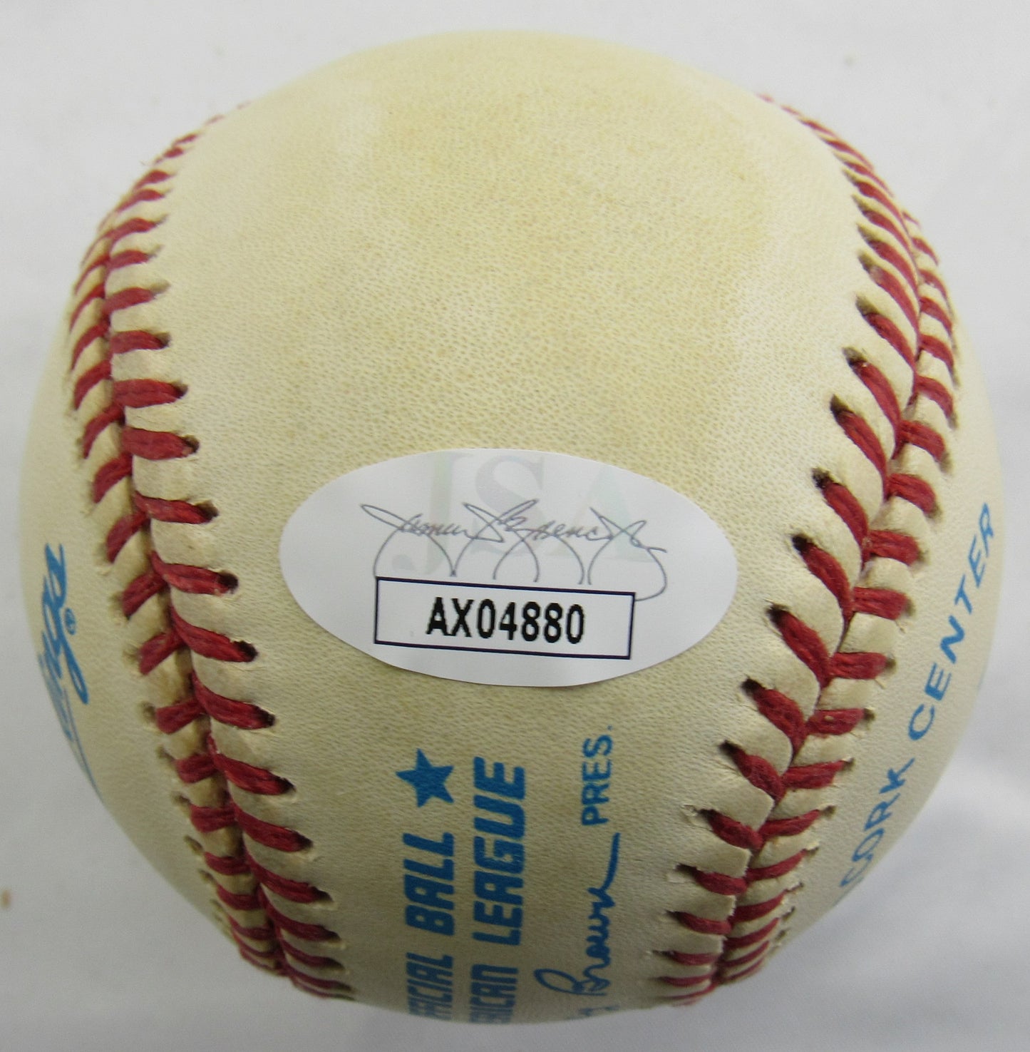 Tommy Byrne Signed Auto Autograph Rawlings Baseball JSA AX04880