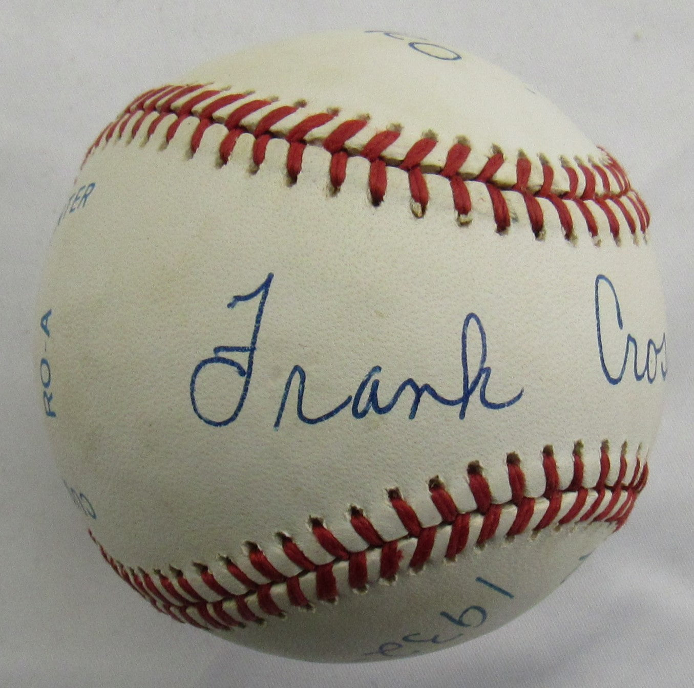 Frankie Crosetti Signed Auto Autograph Rawlings Baseball JSA AX04879