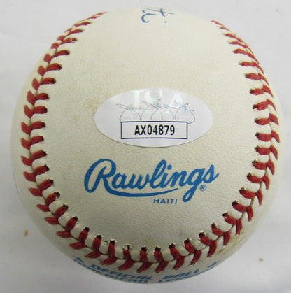 Frankie Crosetti Signed Auto Autograph Rawlings Baseball JSA AX04879