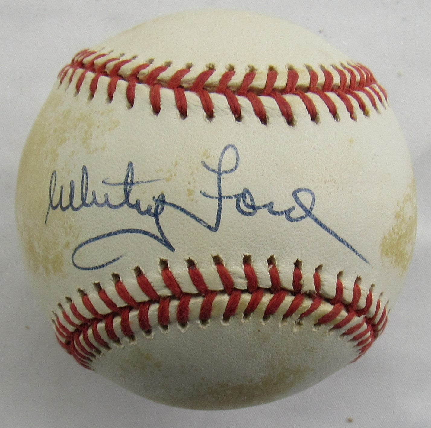 Whitey Ford Signed Auto Autograph Rawlings Baseball JSA AX04871