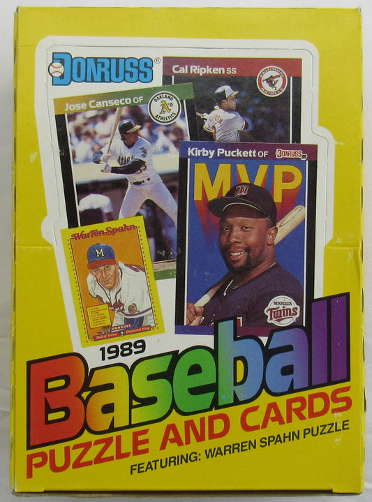 1989 Donruss Baseball Wax Box 36ct - Ken Griffey Jr RC