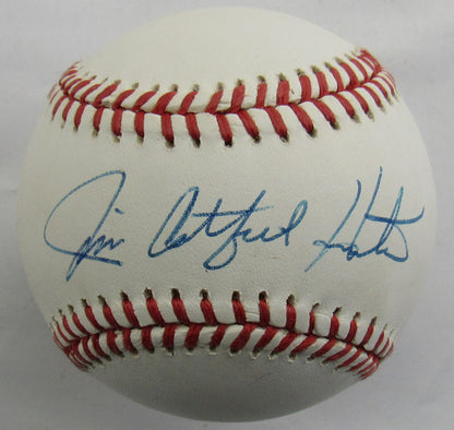 Jim Catfish Hunter Signed Auto Autograph Rawlings Baseball JSA AX04867