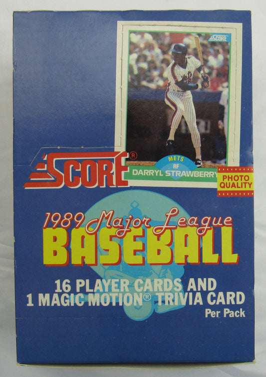 1989 Score Baseball Wax Box - 36ct