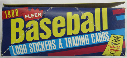 1988 Fleer Baseball Wax Box 36 ct