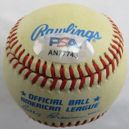 Ed Lopat Signed Auto Autograph Rawlings Baseball PSA/DNA AN77743