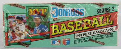 1991 Donruss Baseball Wax Box - 36 ct