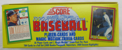 1990 Score Baseball Wax Box 36ct - Bo Jackson Bat Card!