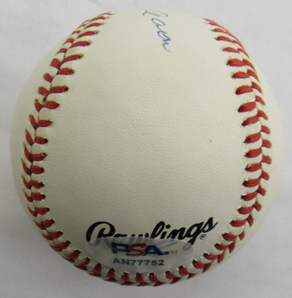 Hank Aaron Signed Auto Autograph Rawlings Baseball PSA/DNA AN77752