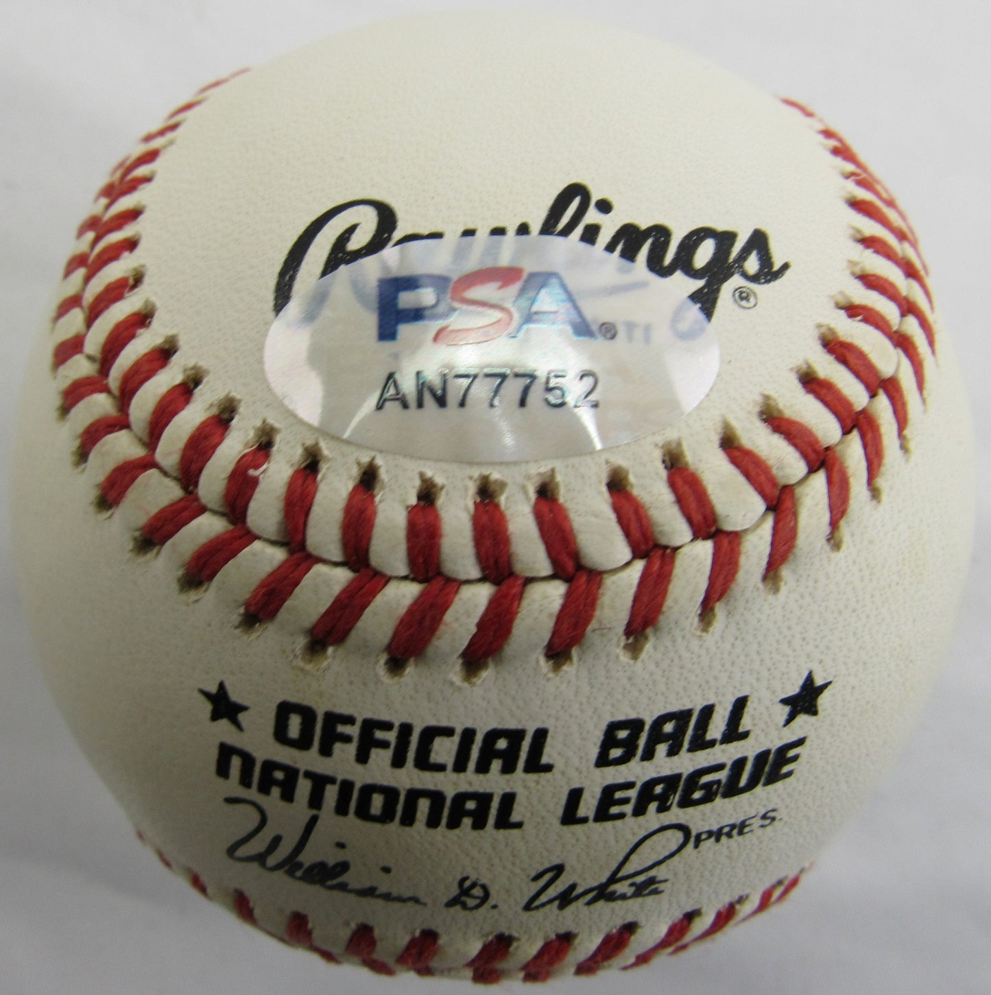 Hank Aaron Signed Auto Autograph Rawlings Baseball PSA/DNA AN77752