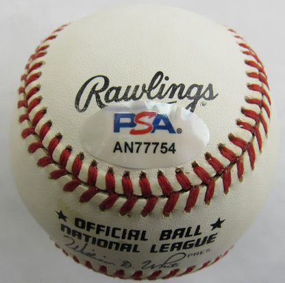 Hank Aaron Signed Auto Autograph Rawlings Baseball PSA/DNA AN77754