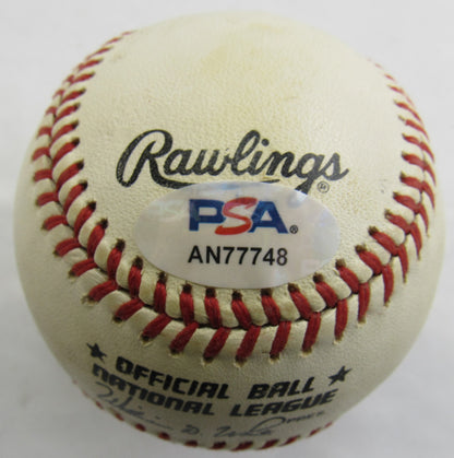 Hank Aaron Signed Auto Autograph Rawlings Baseball PSA/DNA AN77748