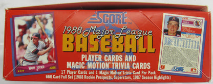 1988 Score Baseball Wax Box - 36ct