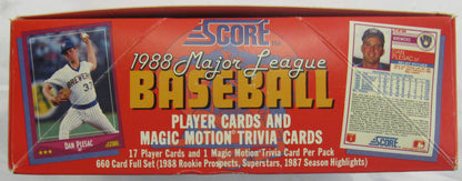1988 Score Baseball Wax Box - 36ct