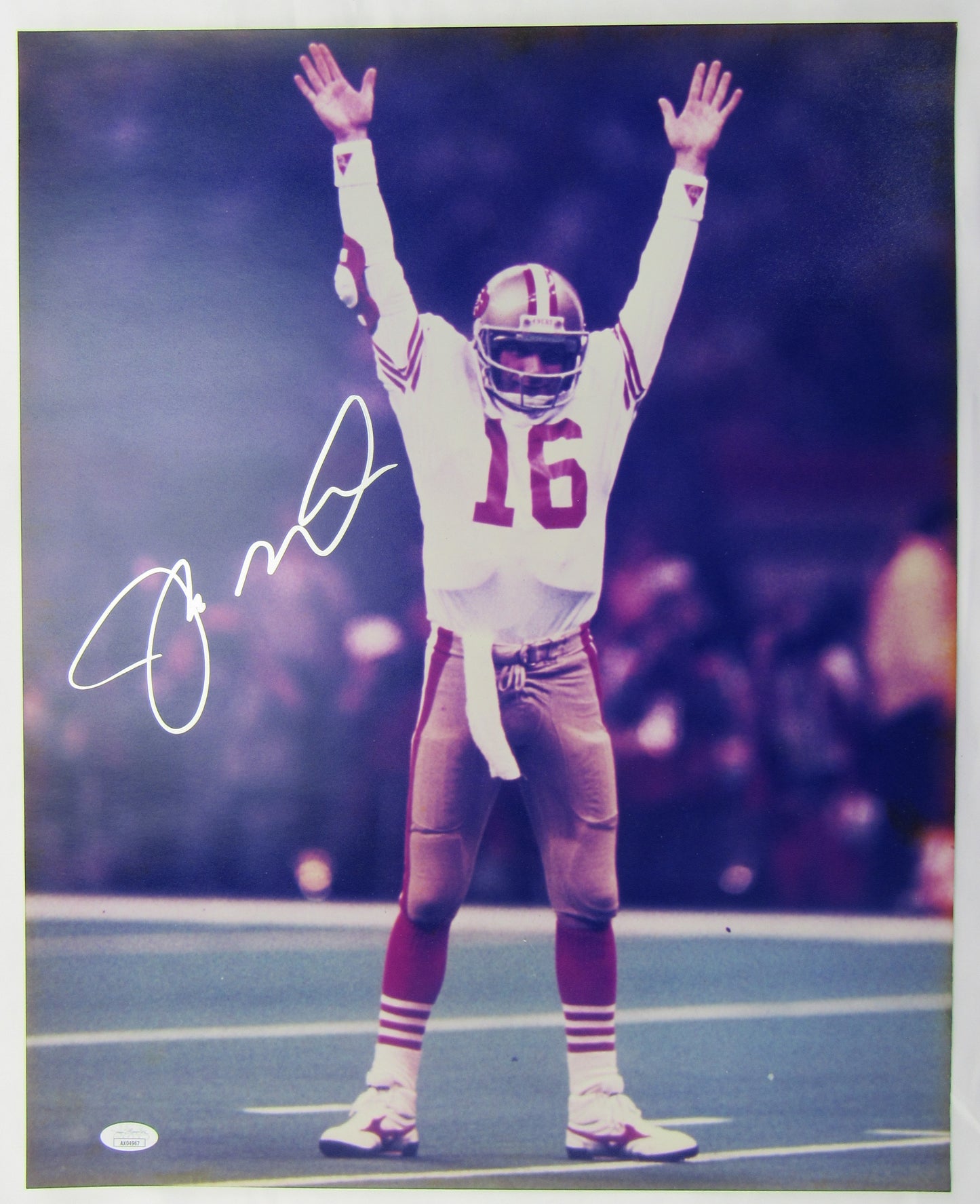 Joe Montana Signed Auto Autograph 16x20 Photo JSA AX04967