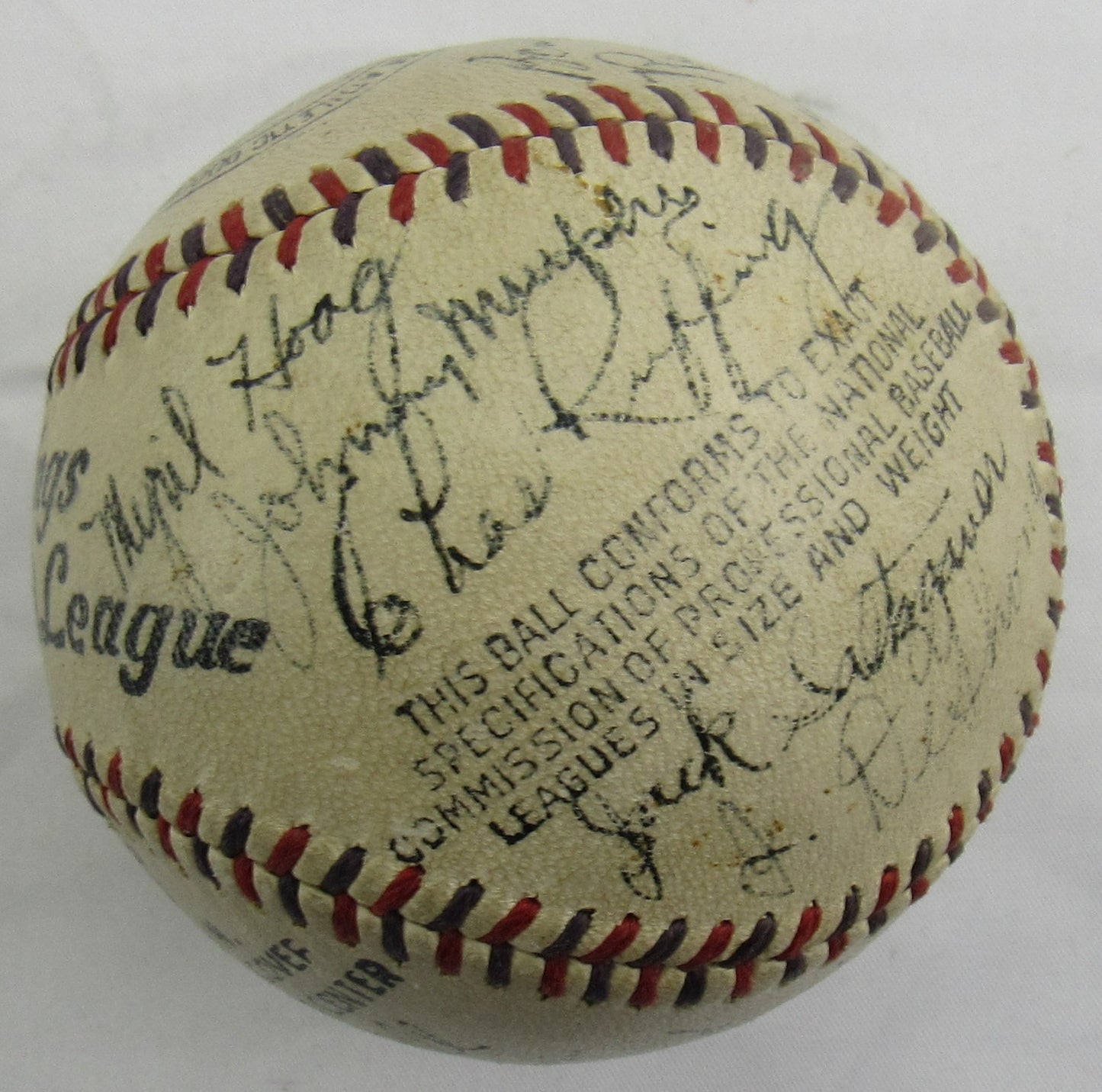 Babe Ruth + 1934 New York Yankees Signed Rawlings Baseball JSA LOA YY79989