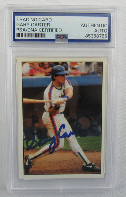 Gary Carter 1986 TCMA LTD Signed Auto Autograph Limited Edition Premium Card PSA Encapsulated