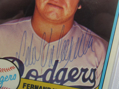 Fernando Valenzuela 1981 Fleer Signed Auto Autograph Baseball Card PSA Encapsulated