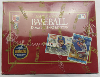 1992 Donruss Series II Baseball Wax Box - Jumbo Box / 24ct - Find Cal Ripken Auto