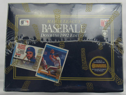1992 Donruss Series I Baseball Wax Box Jumbo Box / 24ct - Find Cal Ripken Auto