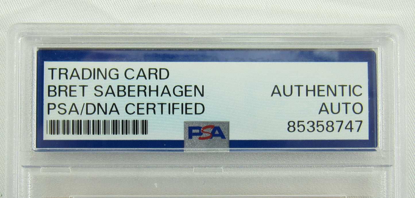 Bret Saberhagen 1984 Donruss Signed Auto Autograph Baseball Card PSA Encapsulated