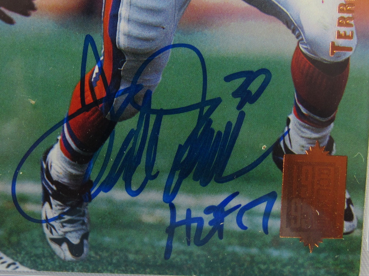 Terrell Davis 1995 Upper Deck Signed Auto Autograph Football Card PSA Encapsulated