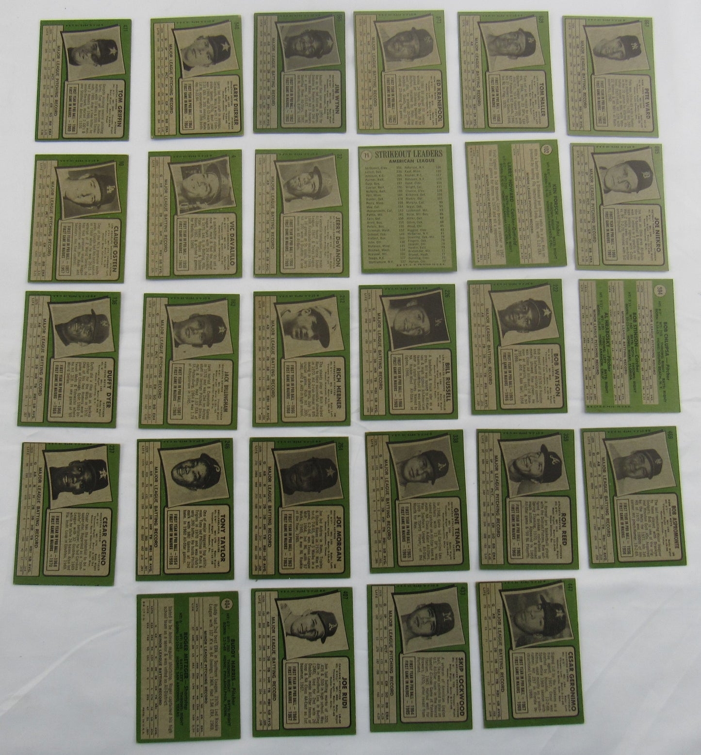 1971 Topps Ed Kranepool Mickey Lolich Tom Haller +26 Signed Auto Autograph Baseball Card Lot