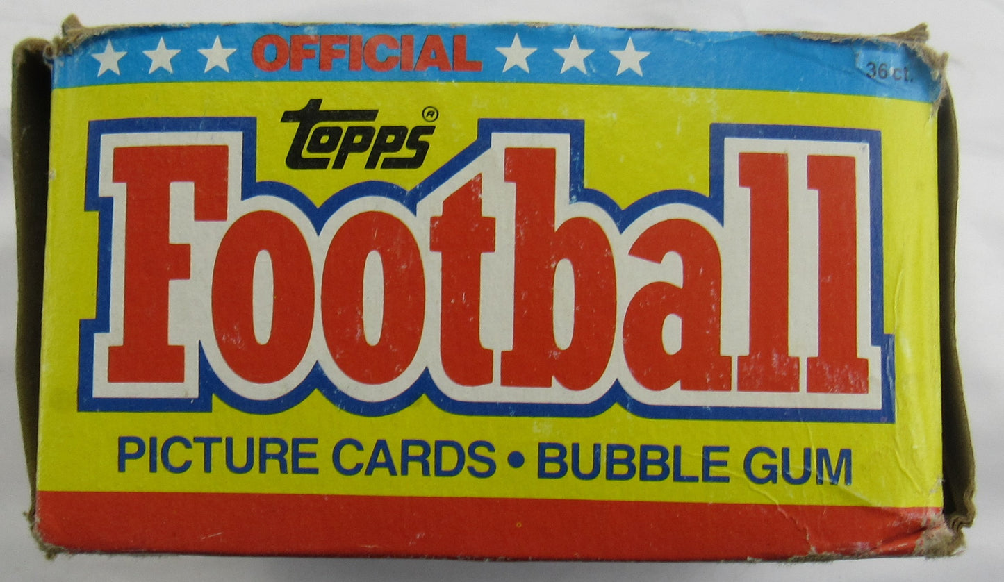 1989 Topps Football Original Wax Box II