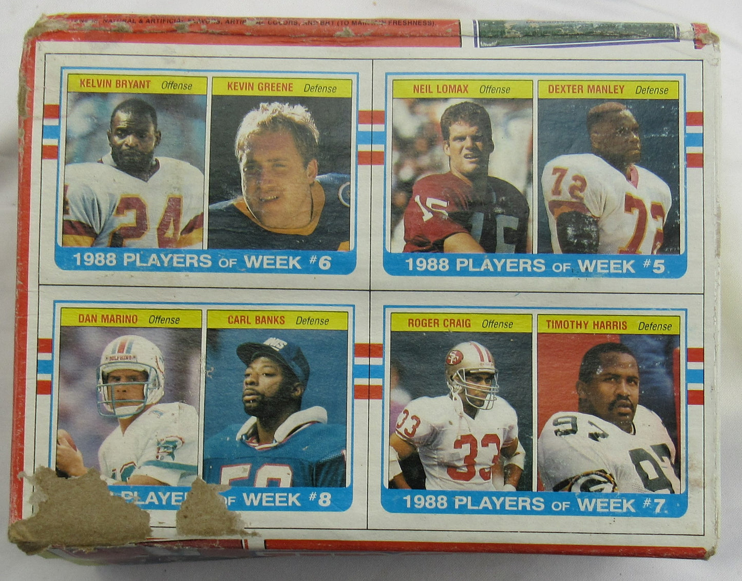 1989 Topps Football Original Wax Box II