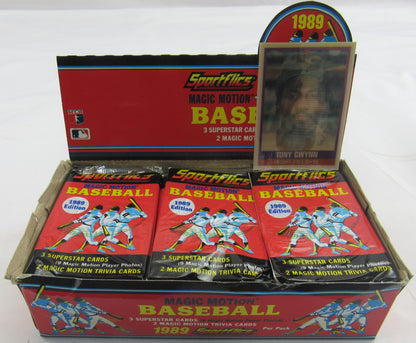 1989 Sportfilcs Baseball Wax Pack Box