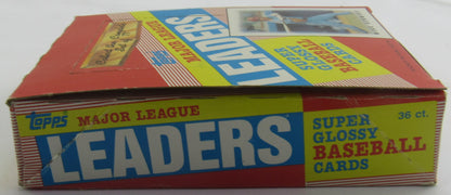 1988 Topps Baseball League Leaders Wax Pack Box