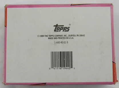 1989 Topps Baseball Stickers Wax Pack Box