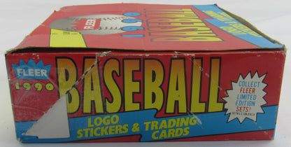 1990 Fleer Baseball Wax Pack Cello Box
