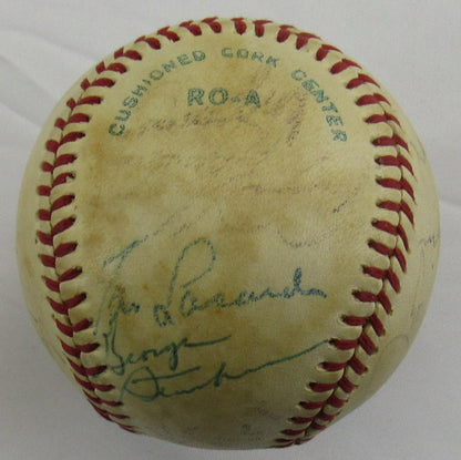 George Steinbrenner Joe Cronin Multi Signed Auto Rawlings Baseball B150