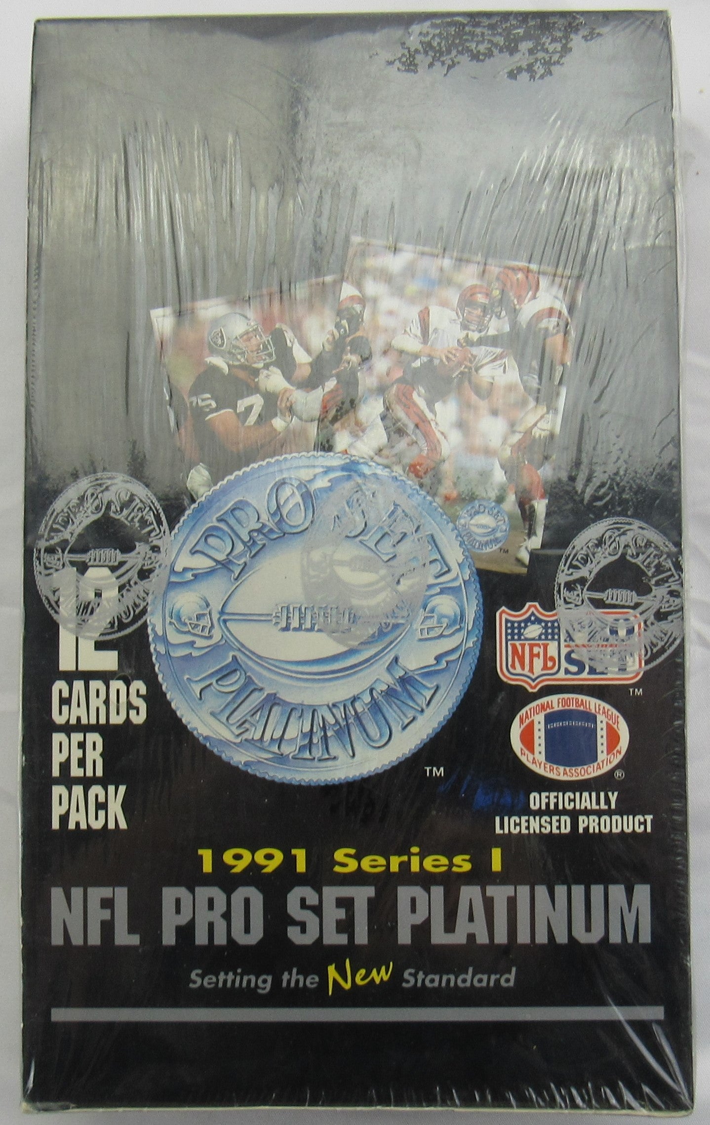 1991 Series 1 Pro Set Platinum Football Card Box Factory Sealed - 36CT