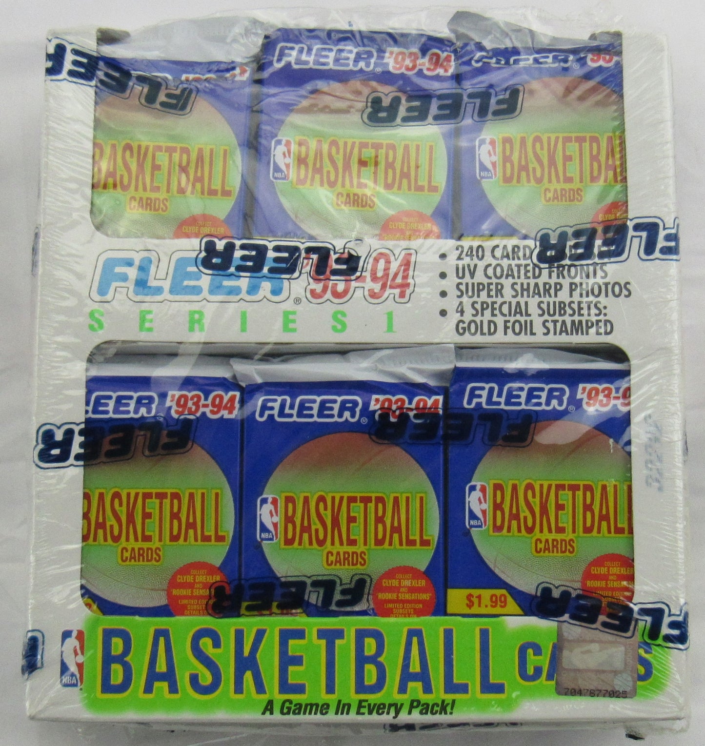 1993 Fleer Series 1 Basketball Card Box Factory Sealed