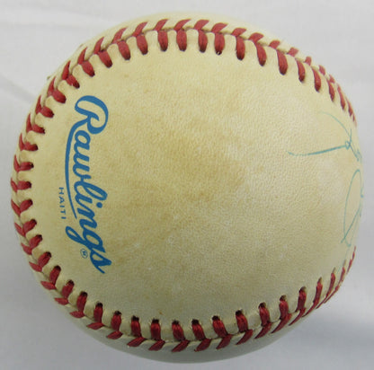 Joe DiMaggio Dom DiMaggio Signed Auto Autograph Rawlings Baseball JSA LOA YY45815