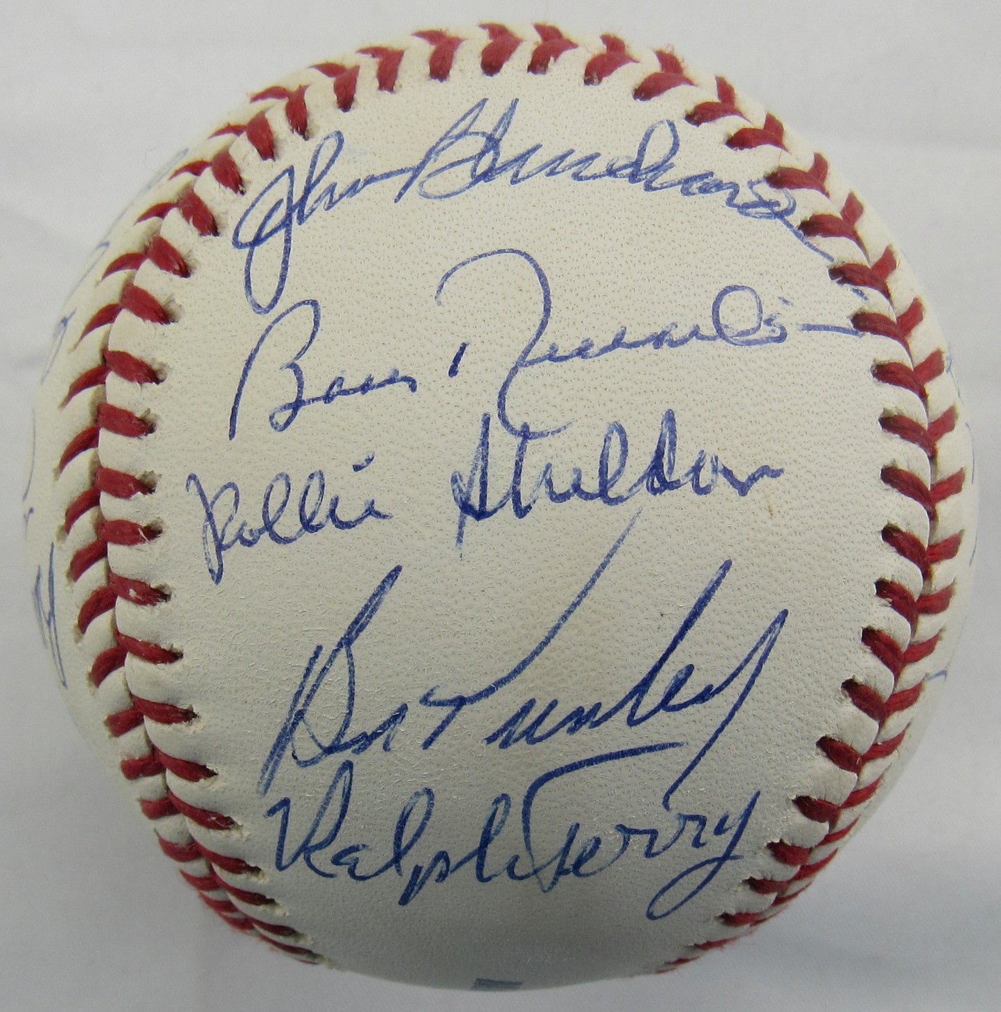 1961 World Series Yankees Signed Auto Autograph Rawlings Baseball JSA LOA YY93494